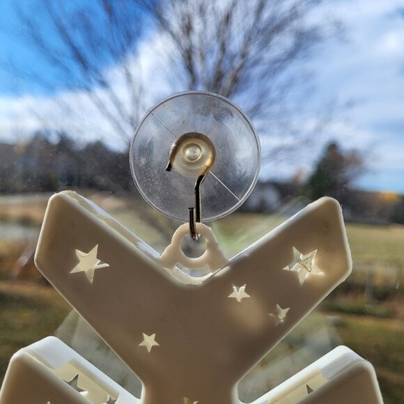 Vintage Christmas Lights - Snowflake Silhouette - Alderbrook - Window Display - Picture 11 of 12